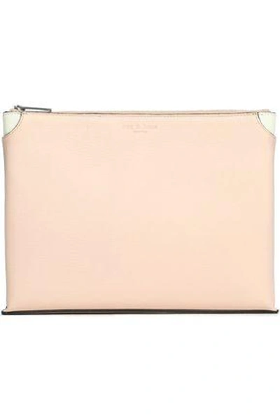 Rag & Bone Woman Leather Cosmetic Bag Pastel Pink