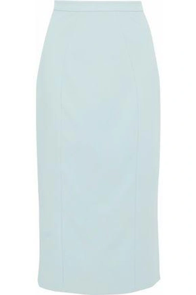 Rachel Gilbert Woman Crepe Midi Skirt Sky Blue