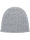 N•peal Cashmere Knitted Beanie In Grey