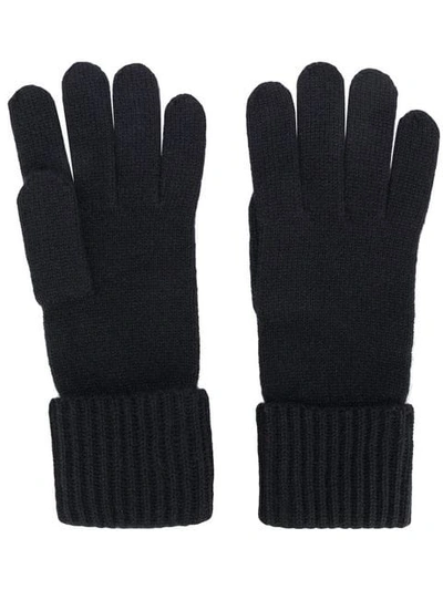 N•peal N.peal Gerippte Handschuhe - Grau In Grey