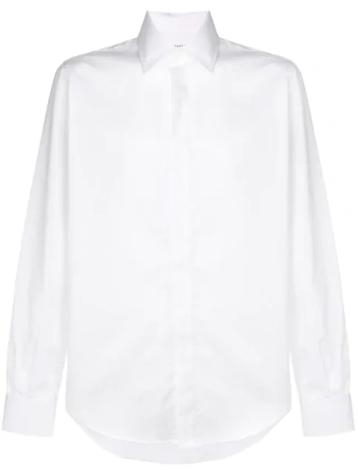 Maison Margiela Classic Concealed Buttons Shirt In White