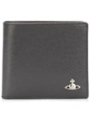 Vivienne Westwood Bi-fold Logo Wallet - Grey