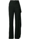 16arlington Layered Detail Trousers In Black