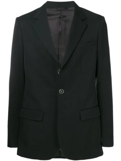 Raf Simons Elongated Blazer In Black