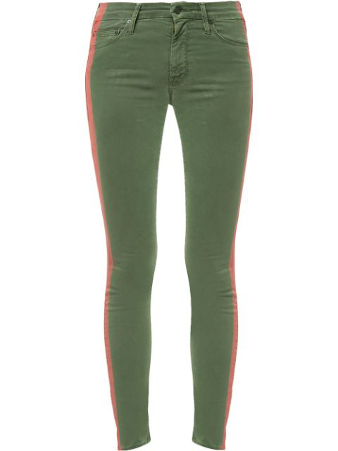 mother side stripe jeans