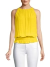 Ramy Brook Lauren Sleeveless Top In Lemon Zest