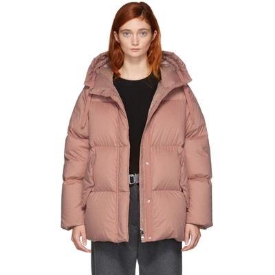 Moncler Pink Down Nerium Jacket In 530 Blush