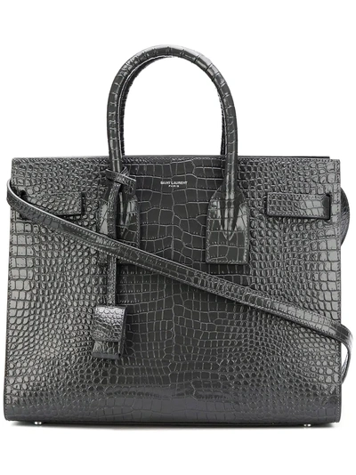 Saint Laurent Sac De Jour Handbag - Grey