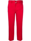 Liu •jo Liu Jo Cropped Trousers - Red
