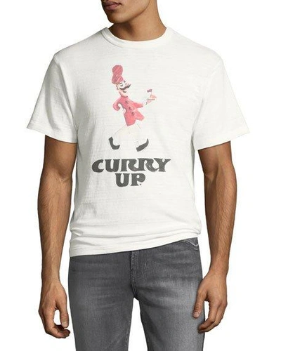 Human Made Men's Curry Up Graphic T-shirt In White