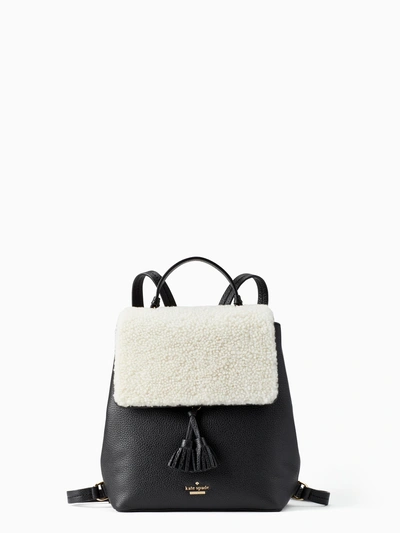 Kate Spade Hayes Street Shearling Teba In Cement