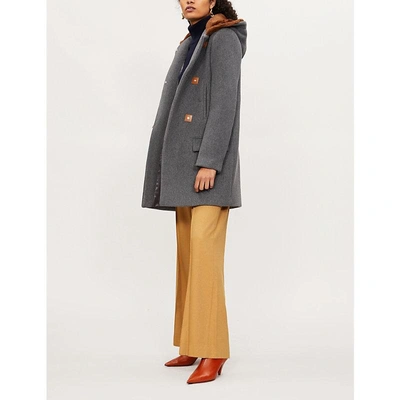 SANDRO Matteo ウール ダッフルコート ダークグレー SANDRO Matteo ウール ダッフルコート ダークグレー Sandro Matteo