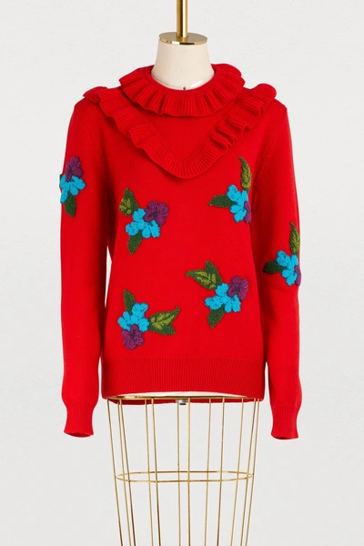 Vivetta Casaro Sweater In Red