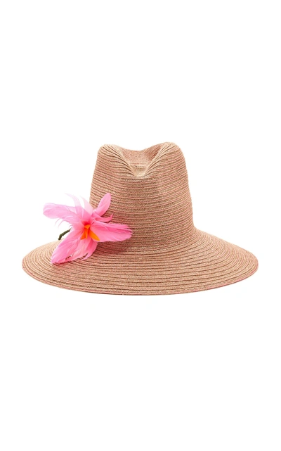 Albertus Swanepoel Exclusive Glenda Floral-embellished Hat In Neutral