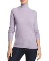 Aqua Cashmere Cashmere Turtleneck Sweater - 100% Exclusive In Heather Iris