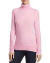 Aqua Cashmere Cashmere Turtleneck Sweater - 100% Exclusive In Vintage Pink