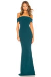 Katie May Legacy Gown In Dark Teal