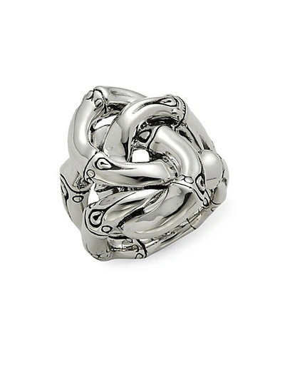John Hardy Bamboo Sterling Silver Knot Ring