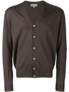 Canali Classic Cardigan - Brown