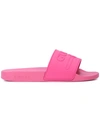 Gucci Logo Slides - Pink & Purple