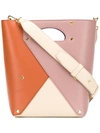 Yuzefi Panelled Tote Bag In Pink