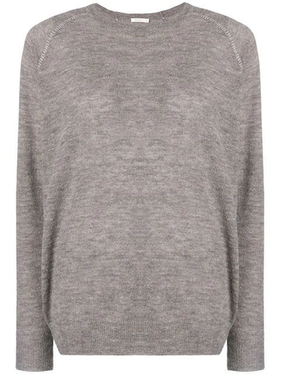 6397 Fine Knit Sweater - Grey