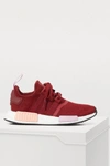 Adidas Originals Women's Nmd R1 Casual Shoes, Red In Bordeaux College