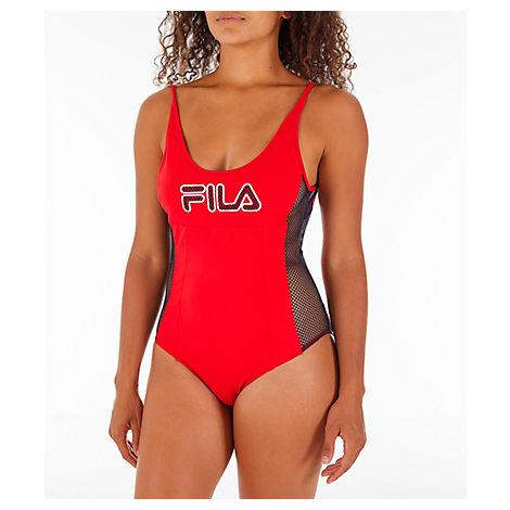 red fila bodysuit