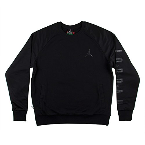 Nike Mens Air Jordan 7 Vii Pocket Crew Neck Sweatshirt Black | ModeSens