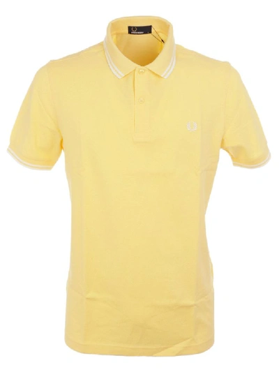 Fred Perry Yellow Cotton Polo Shirt
