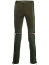 Givenchy Slim-fit Biker Trousers In Green