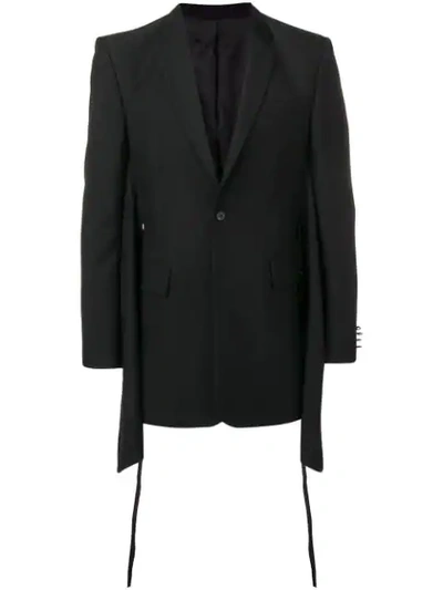 D.gnak By Kang.d Straight Fit Jacket In Black