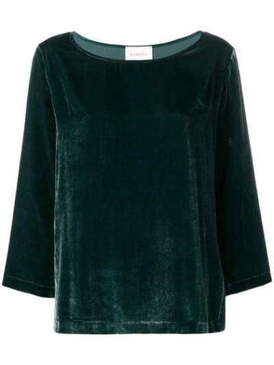 Marcha Saga Blouse In Green