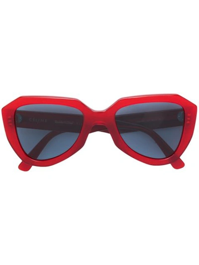 Celine Eyewear Aviator Sunglasses - Red