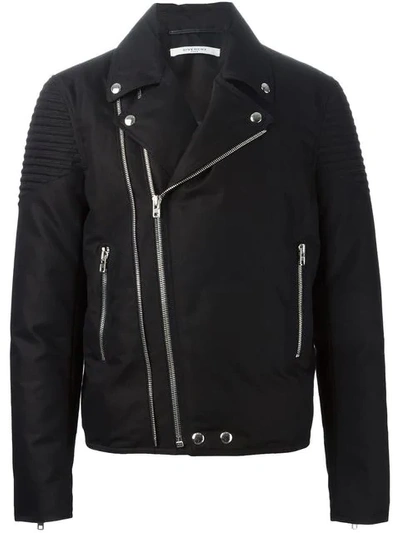 Givenchy Padded Biker Jacket In Black