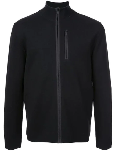 Aztech Mountain Matterhorn Zipped Jumper In Black