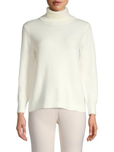 Joie Lizetta Long-sleeve Turtleneck Sweater In Porcelain