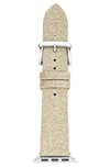 Kate Spade Gold Glitter Leather 38/40mm Apple Watch® Strap