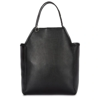 Stella Mccartney Falabella Mini Faux-leather Tote In Black