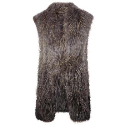 Dom Goor Grey Dégradé Fur Gilet