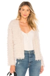 Astr Darby Cardigan Sweater In Pale Blush