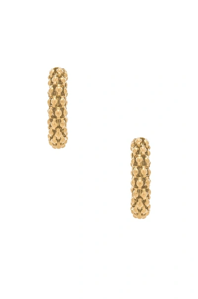 Amber Sceats Marcella Earrings In Metallic Gold
