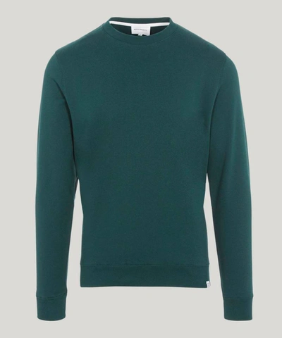 Norse Projects Vagn Cotton Sweater In Quartz Green