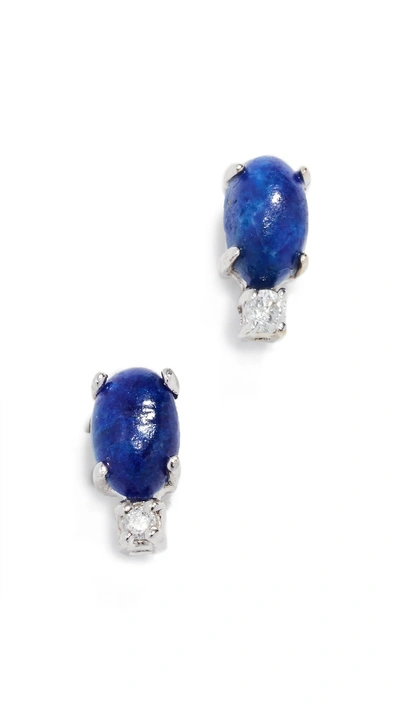 Eden Presley Lapis Stud Earrings