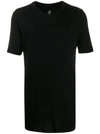 Thom Krom Short-sleeve Fitted T-shirt In Black
