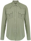 Osklen Long Sleeved Shirt In Green
