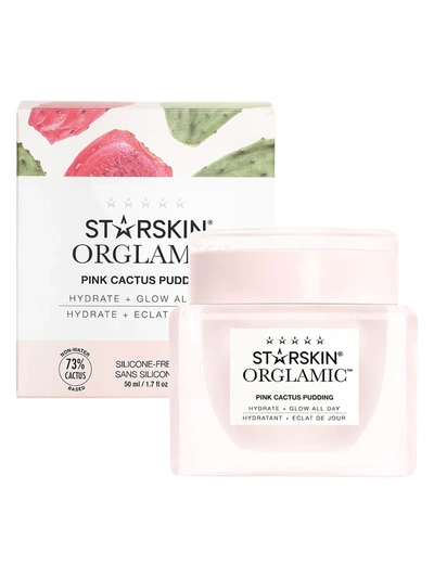 Starskin Women's Orglamic Pink Cactus Pudding In White