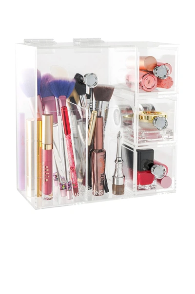 Impressions Vanity Diamond Collection Brushes & More! Acrylic Organizer In N,a