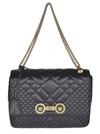 Versace Icon Shoulder Bag In Nero