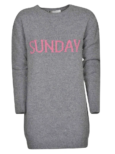 Alberta Ferretti Sunday Sweater In Grey